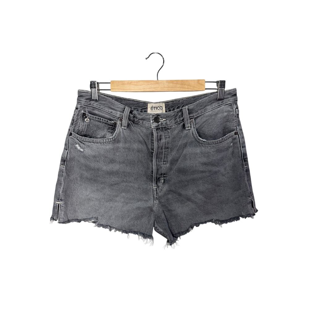 Etica Haven Slouch Short Ethically Made Gray Denim 30